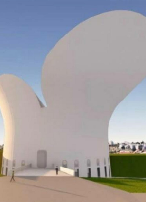 Este é o “estudo” apresentado por Oscar Niemeyer que não foi validado pelo Conselho de Arquitetura e Urbanismo