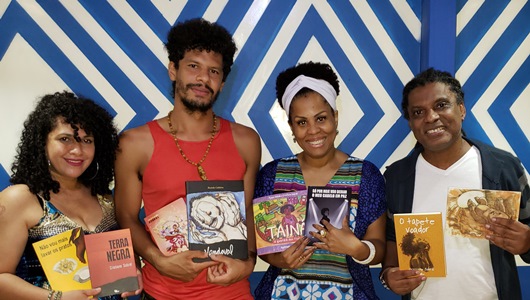 Escritores de Brasília que participam da "Coletânia Literária Águas e d´ilê"