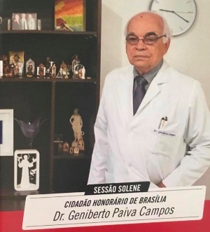 Geniberto nasceu em 1941 no Rio Grande do Norte e mudou-se para Brasília em 1967. No mesmo ano, em plena ditadura militar, fundou a Associação Nacional dos Médicos Residentes.