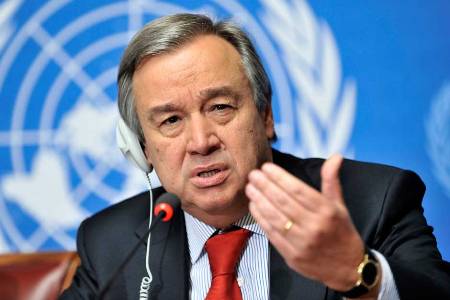 Português António Guterres assume a ONU dia 1/1/17.