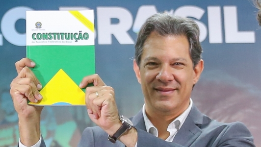 Haddad: “O importante agora é prender os empresários que, com caixa 2, financiaram o Bolsonaro em uma campanha de difamação". (Foto: Ricardo Stuckert)