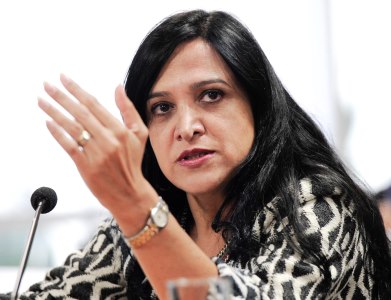 Maria José Braga, presidenta da Fenaj: "Todas as instituições que prezam pela democracia não podem aceitar a institucionalização da violência contra jornalistas e das ameaças à liberdade de imprensa como prática de um governo”. (Foto: Lilia de Paula/Jornal Grande Bahia)