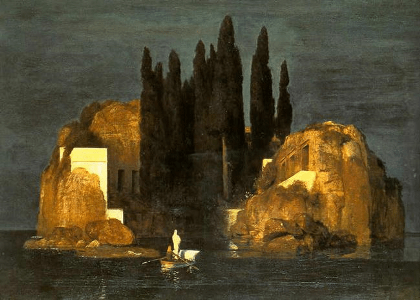 Ilustração: "A Ilha dos Mortos", de Arnold Böcklin