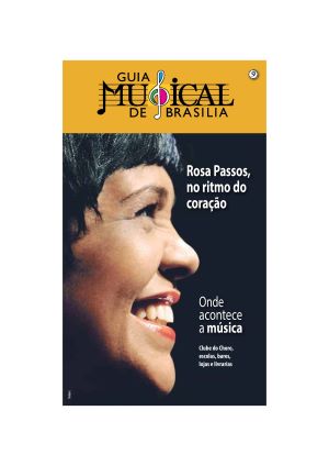 Capa da edição nº 9 do Guia Musical de Brasília, lançado no último final de semana
