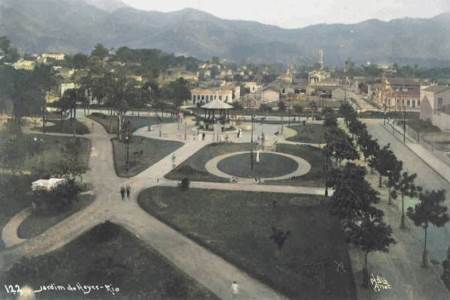 Jardim do Méier - 1920 (Foto: Augusto Malta)