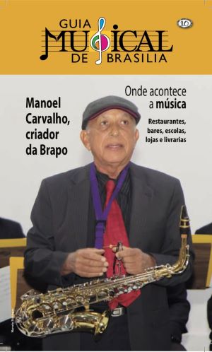 Capa da edição nº 10 do Guia Musical de Brasília, que circulou em junho