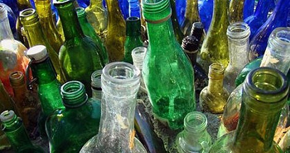No DF não há indústria de reciclagem de vidros